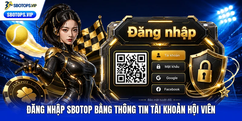 Đăng nhập SBOTOP bằng thông tin tài khoản hội viên