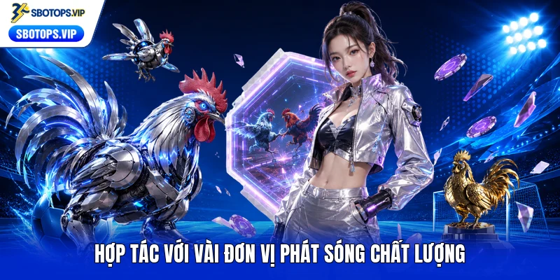 Hợp tác với vài đơn vị phát sóng chất lượng