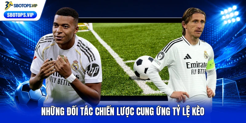 Những đối tác chiến lược cung ứng tỷ lệ kèo